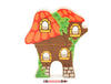 Mushroom Faerie House Building Block Set