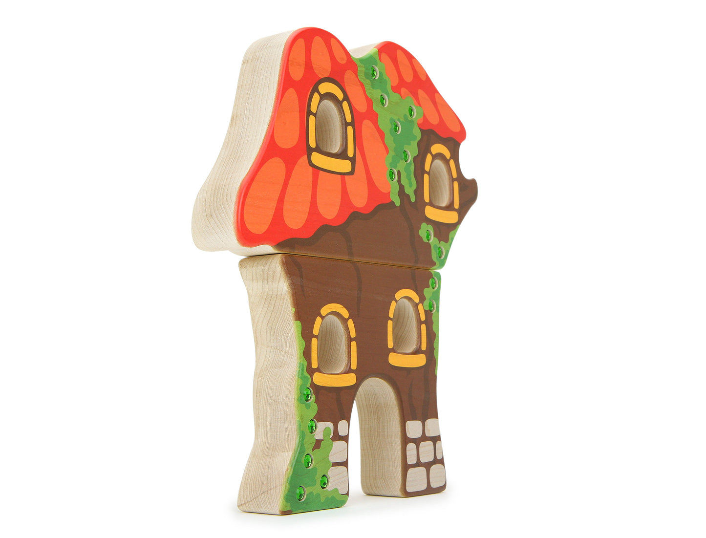 Mushroom Faerie House Building Block Set
