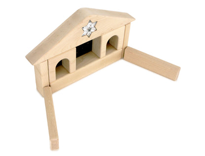 Nativity Crèche 11 pc. Maple Building Block Set