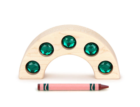 CUSTOM 4x2 Half Circle Arch Choose-your-own Gem Block