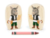 Nick Bottom - 3.75" Double-sided 1:24 Scale Maple Figure
