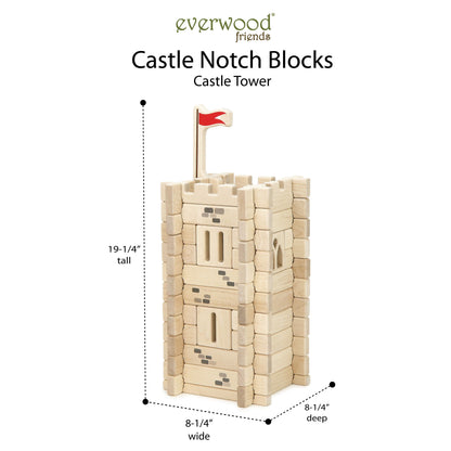 Castle Tower Notch Block Set
