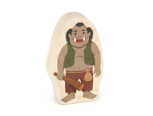 Friendly Ogre - Thick 5" Double-sided 1:24 Scale Maple Figure