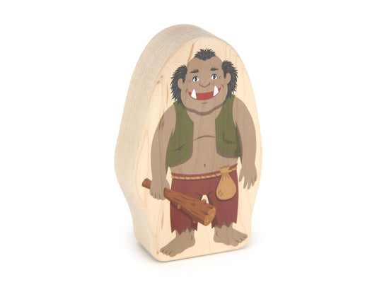 Friendly Ogre - Thick 5" Double-sided 1:24 Scale Maple Figure