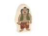 Friendly Ogre - Thick 5" Double-sided 1:24 Scale Maple Figure