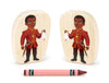 Othello - 3.25" Double-sided 1:24 Scale Maple Figure