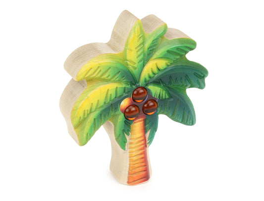 LIMITED! Carved Palm Tree Maple Building Block