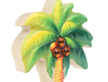 LIMITED! Carved Palm Tree Maple Building Block