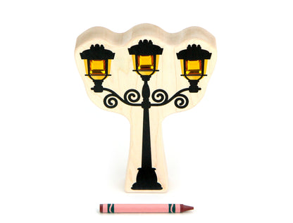 LIMITED! Paris Street Lamp Gem Block