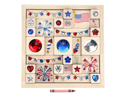 LIMITED! Patriotic Gem Block Collection