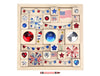 LIMITED! Patriotic Gem Block Collection