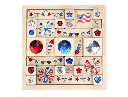 LIMITED! Patriotic Gem Block Collection