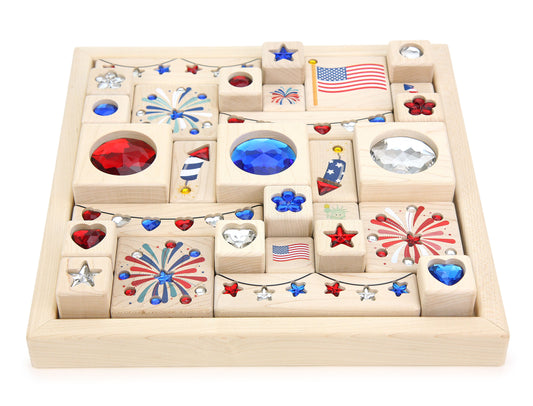 LIMITED! Patriotic Gem Block Collection