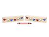 LIMITED! Patriotic Heart Banner 2 pc. Gem Block Set