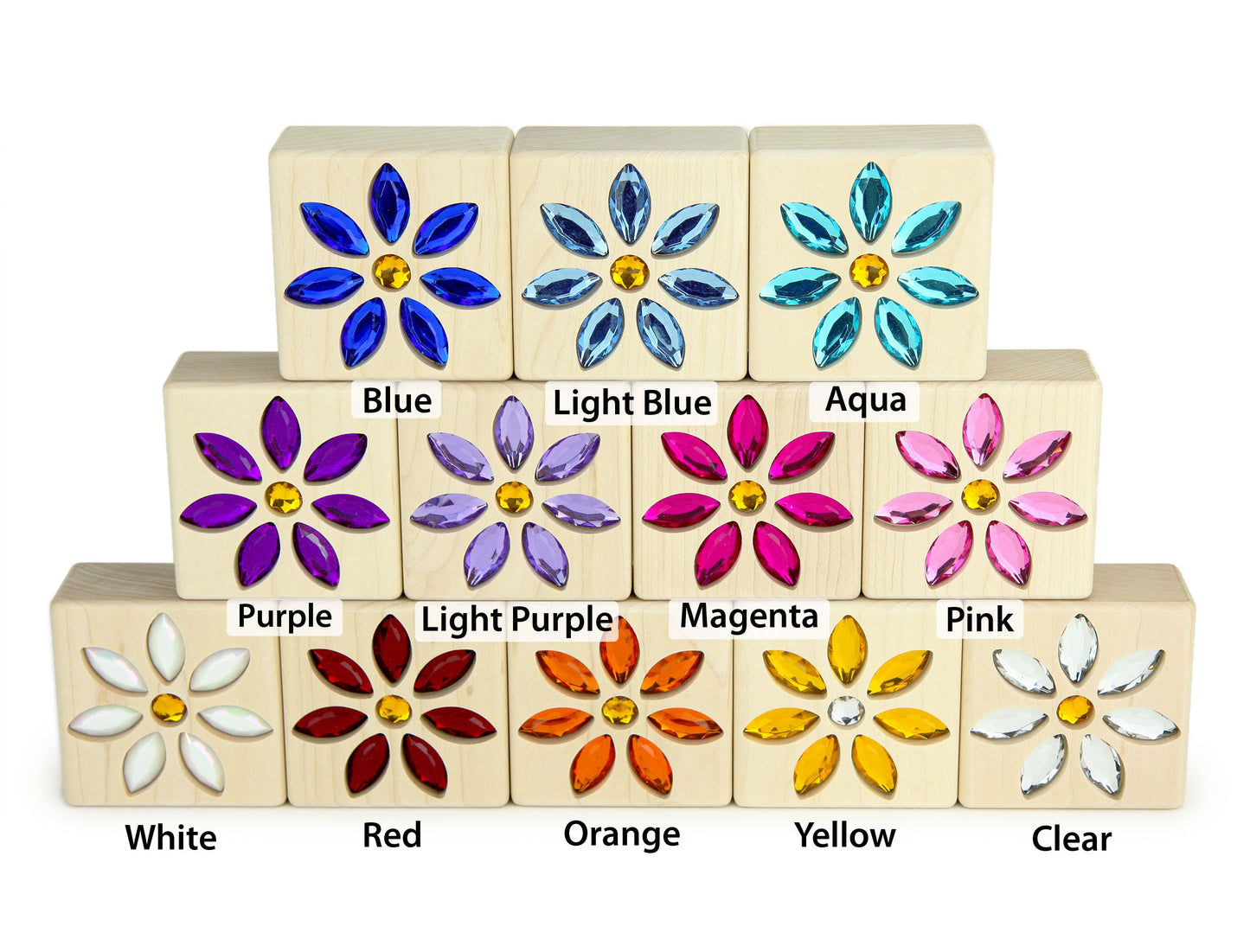 LIMITED! Choose-your-own Summer Flower Gem Blocks
