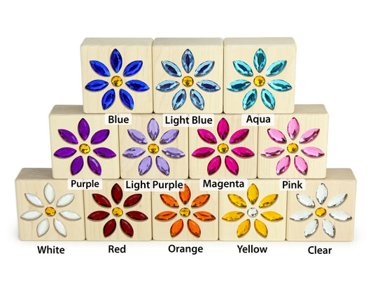 LIMITED! Choose-your-own Summer Flower Gem Blocks