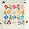 LIMITED! Bright Summer Flowers 6pc. Gem Blocks