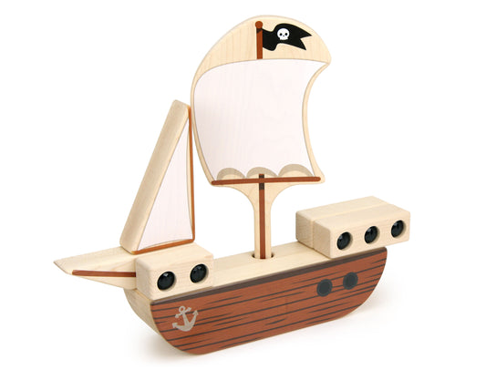 LIMITED! Pirate Ship Building Block Set