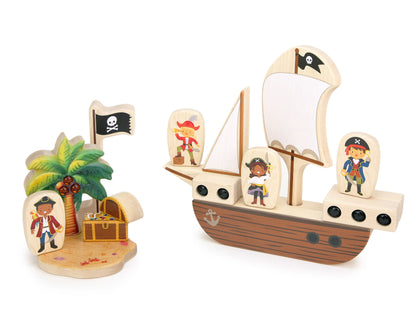 LIMITED! Pirate Ship Building Block Set