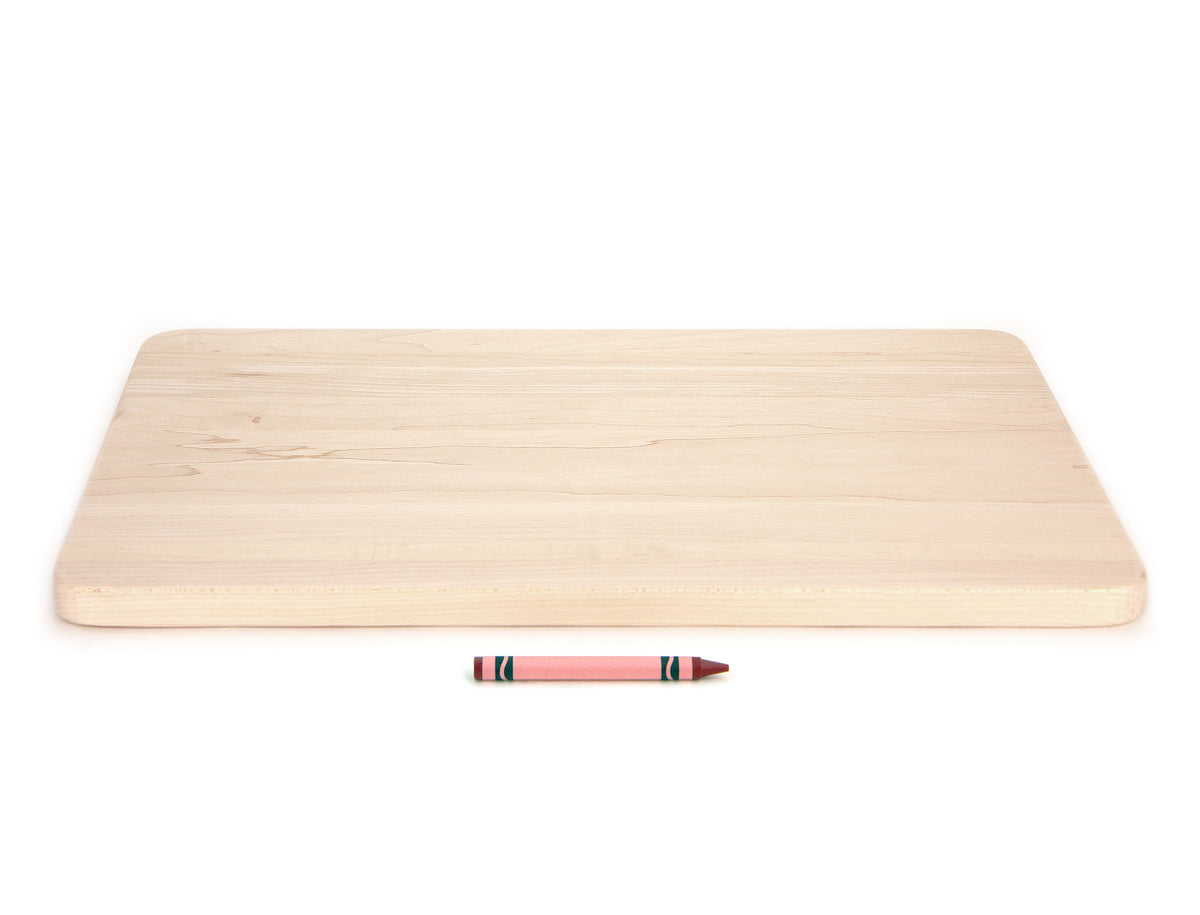 12x8 Flat (1/2 thickness) Solid Maple Building Platform