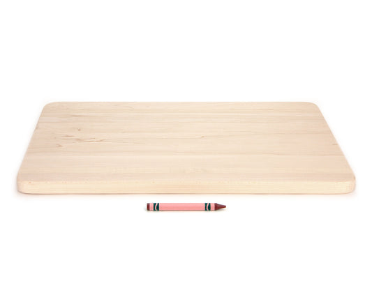 12x8 Flat (1/2 thickness) Solid Maple Building Platform