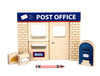 LIMITED! Post Office Maple Building Block Set