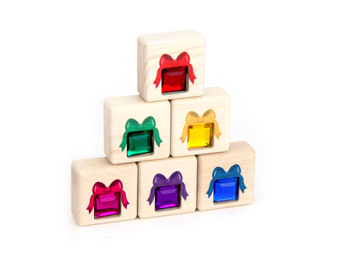 LIMITED! Bright Presents 6 pc. Gem Blocks