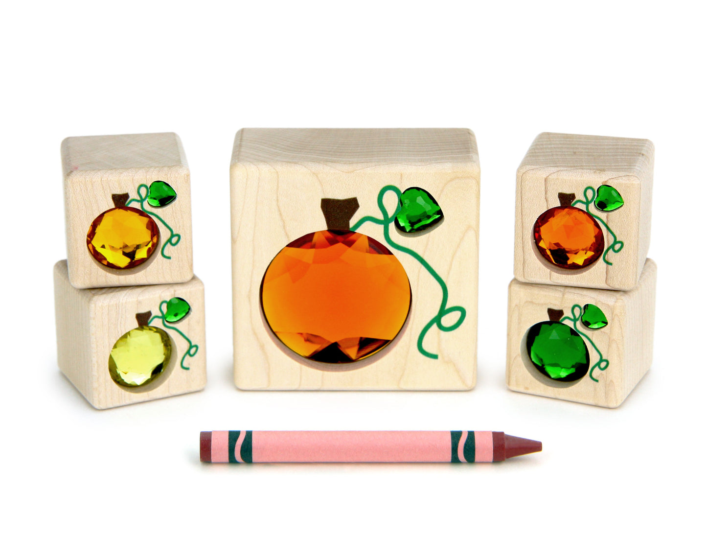 LIMITED! Pumpkins 5 pc. Gem Message Blocks