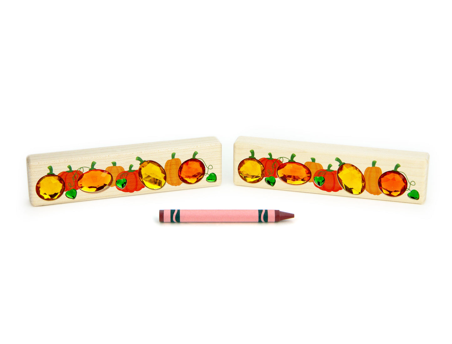 LIMITED! Pumpkin Patch 2 pc. Gem Block Set