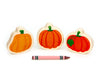 LIMITED! Autumn Pumpkins 3 pc. Shape Block Set