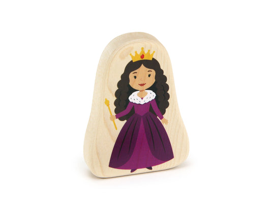 Queen - 3.25" Double-sided 1:24 Scale Maple Figure