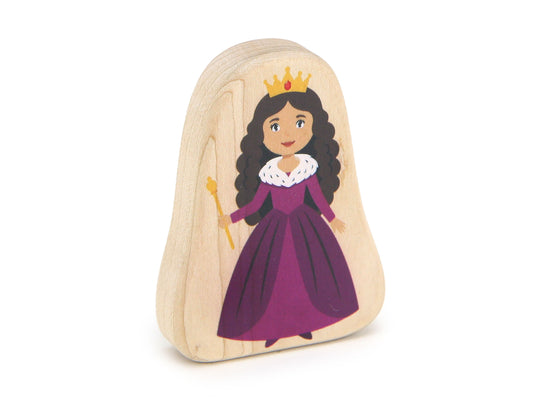 Queen - 3.25" Double-sided 1:24 Scale Maple Figure