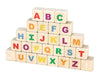 28 pc. Rainbow Uppercase Letters Alphabet Blocks