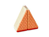 LIMITED! 2x1 Red Scallop Roof 2 pc. Double-Sided Triangle Building Blocks