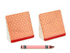 LIMITED! 2x2 Red Scallop Roof 2 pc. Slant Building Blocks