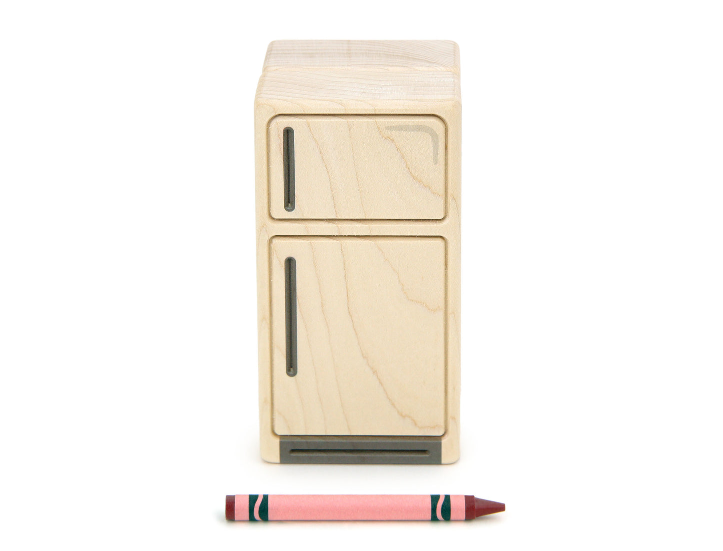 Refrigerator - Natural - 1:12 Scale Furniture Solid Maple Blocks