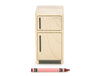 Refrigerator - Natural - 1:12 Scale Furniture Solid Maple Blocks