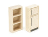 Refrigerator - Natural - 1:12 Scale Furniture Solid Maple Blocks