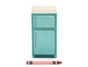 LIMITED! Refrigerator - Teal - 1:12 Scale Furniture Solid Maple Blocks