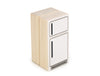 Refrigerator - White - 1:12 Scale Furniture Solid Maple Blocks