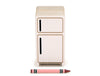 Refrigerator - White - 1:12 Scale Furniture Solid Maple Blocks