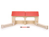 LIMITED! Reindeer Barn Maple Building Block Set