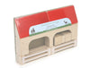 LIMITED! Reindeer Barn Maple Building Block Set
