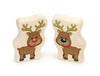 LIMITED! Santa's Reindeer 2 pc. Shape Block Set
