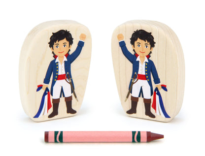 Revolutionary - 3.25" Double-sided 1:24 Scale Maple Figure