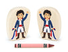Revolutionary - 3.25" Double-sided 1:24 Scale Maple Figure