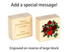 LIMITED! 3 pc. Rose Bouquet Gem Message Blocks