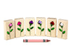 LIMITED! Rose Buds 6 pc. Gem Block Set