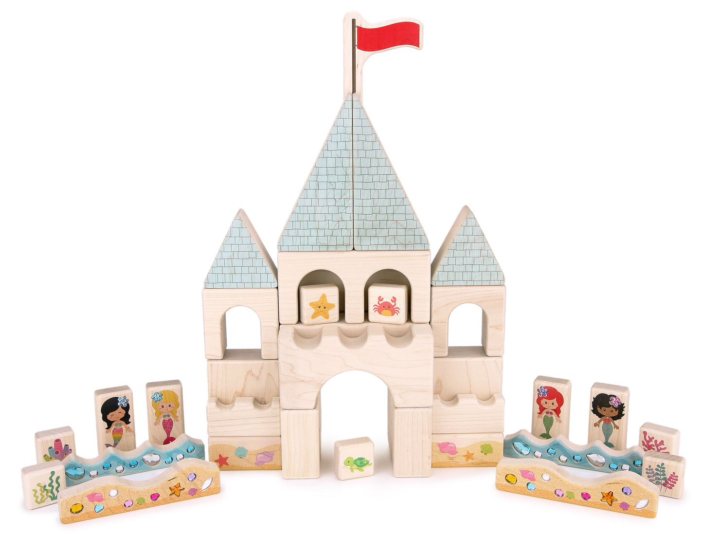 LIMITED! Sparkling Beach 2 pc. Gem Block Set