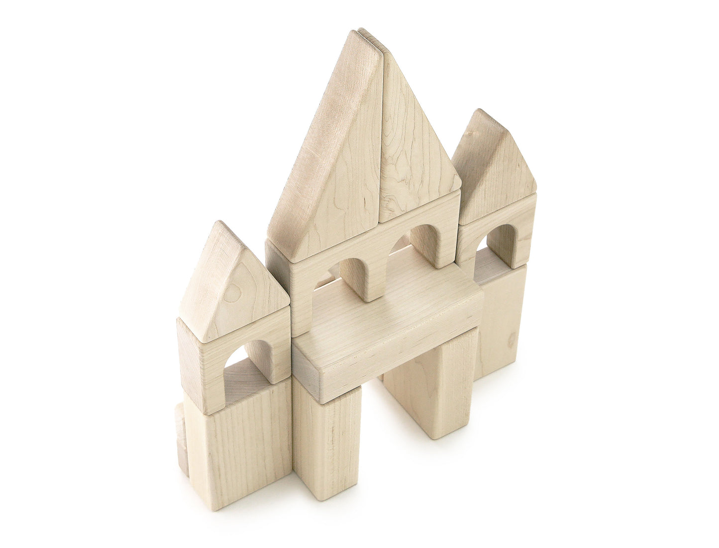 LIMITED! Sandcastle 22 pc. Maple Building Block Set
